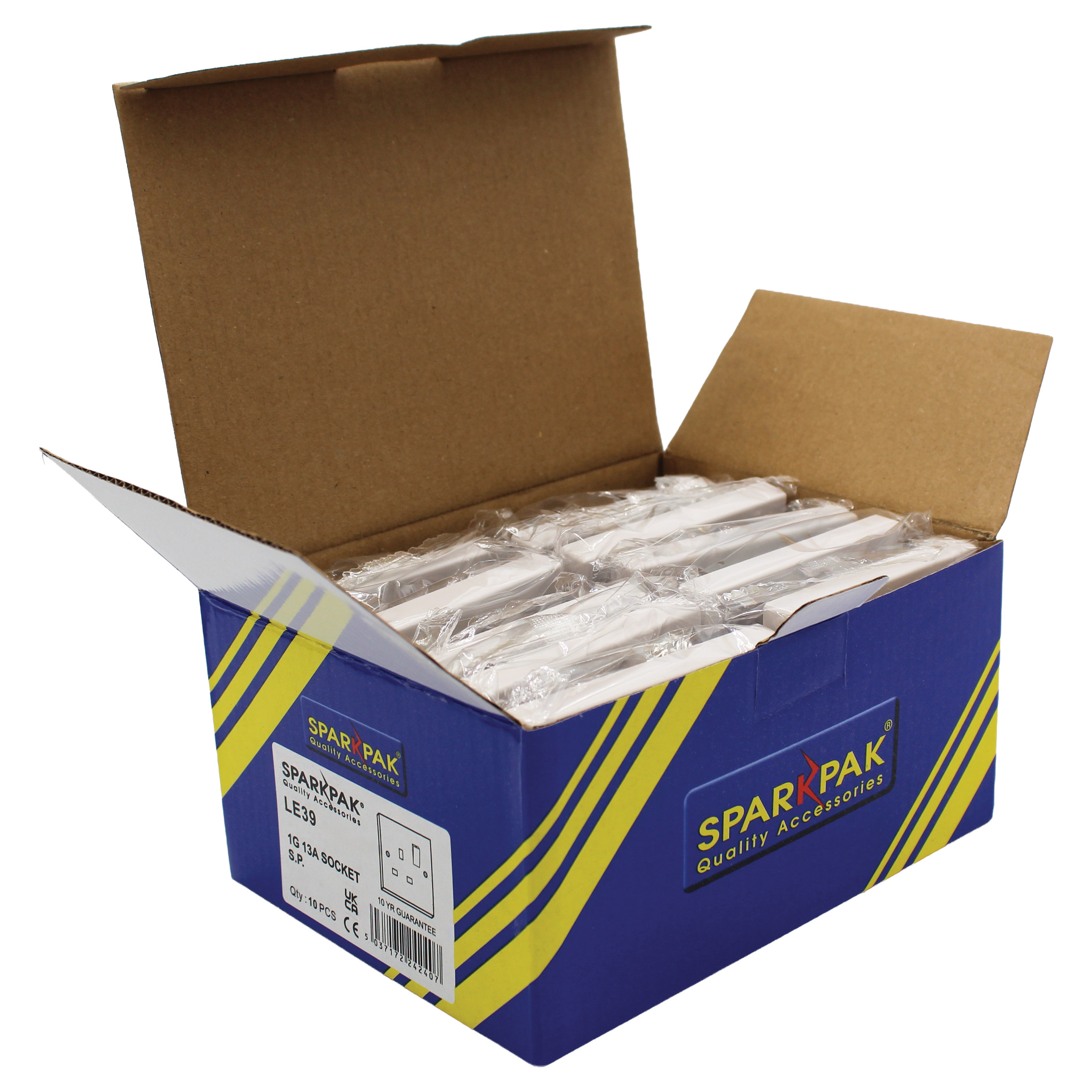 13A 1G Switched Socket Flush